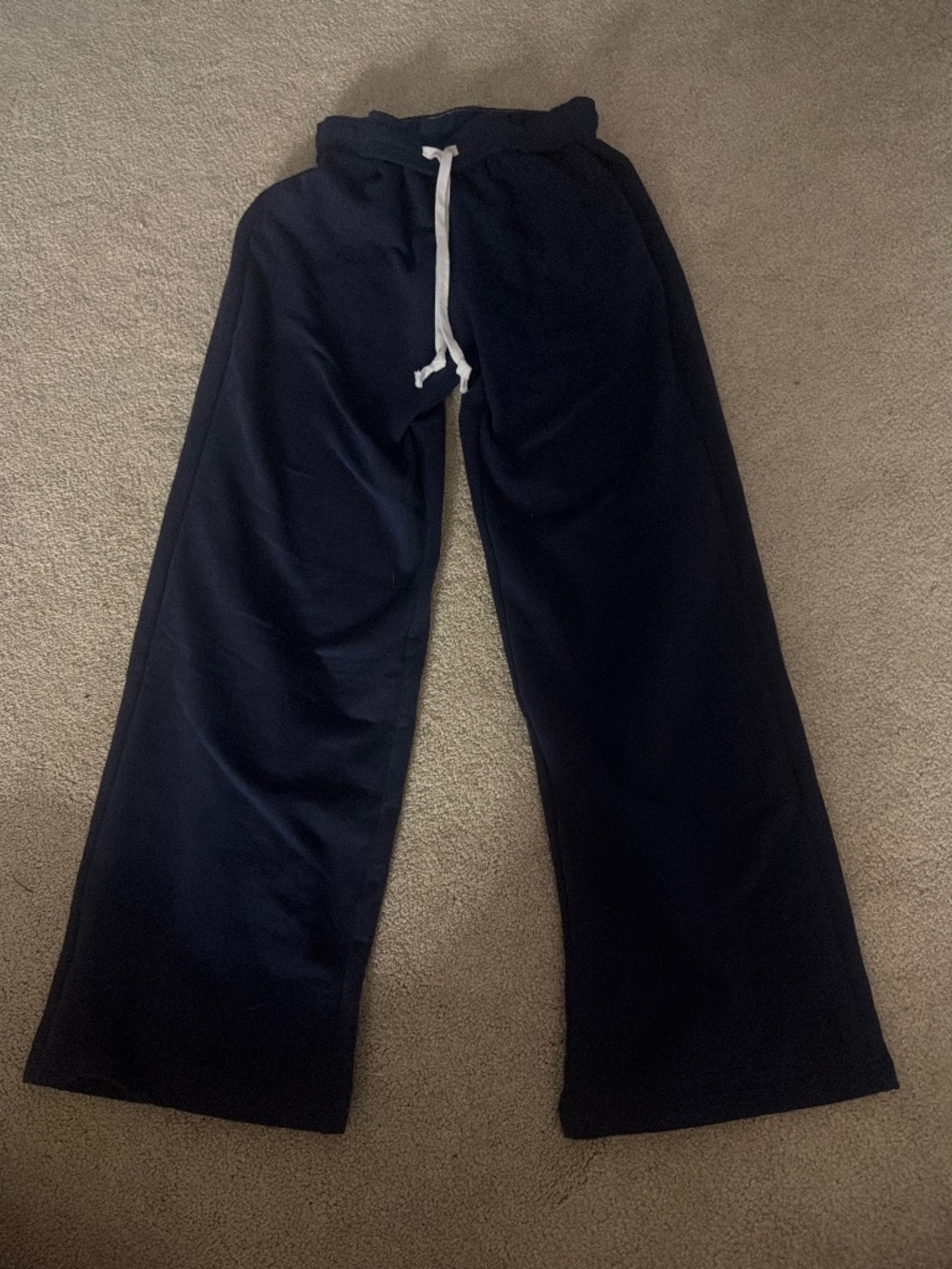 Navy blue sweatpants